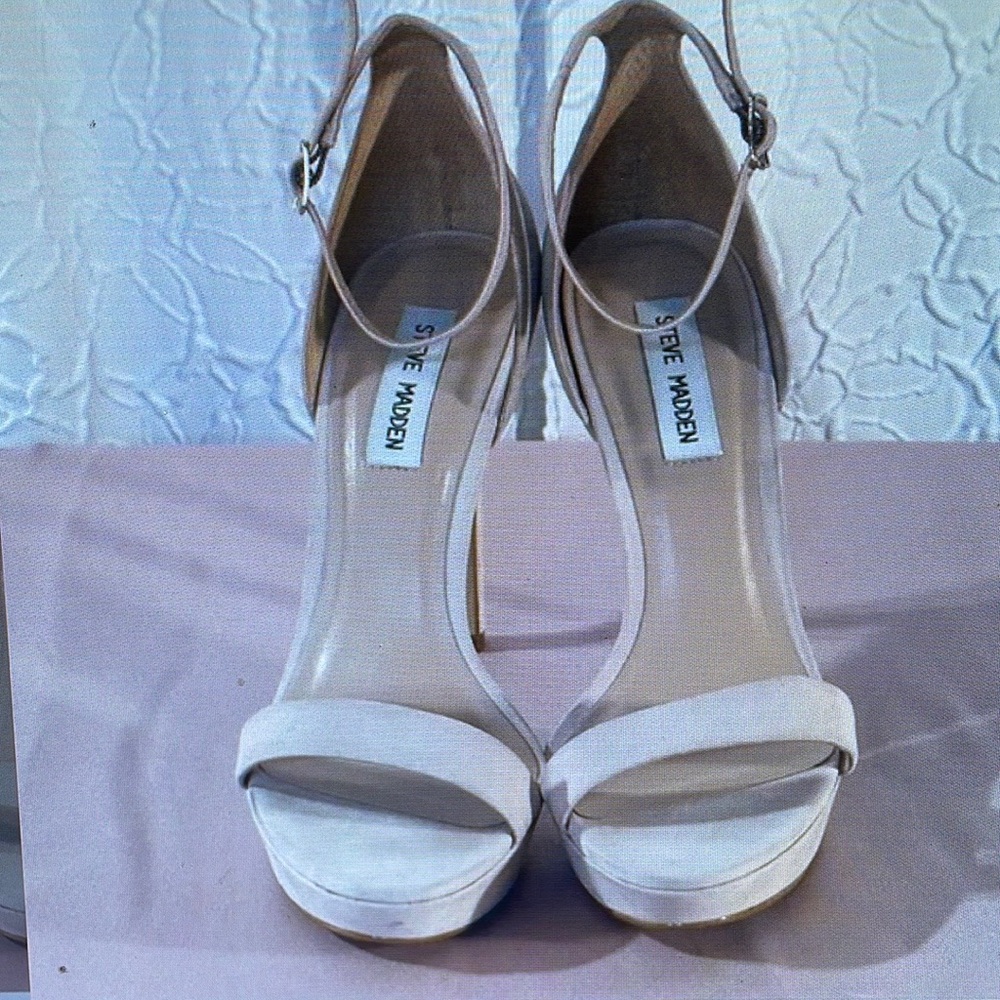 Steve Madden Women's Cream Heels